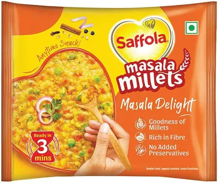 Saffola Millets Masala Delight Oats 35 g